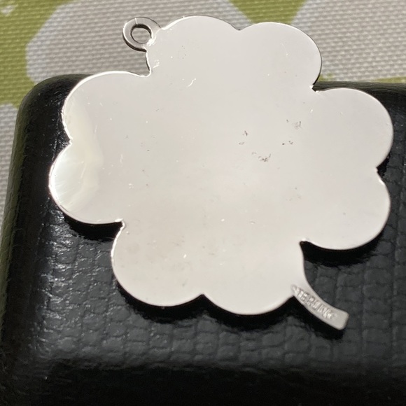 Heavy Sterling Silver PISCES SHAMROCK TWO FISHES PENDANT! Vintage Piece! - Picture 2 of 4